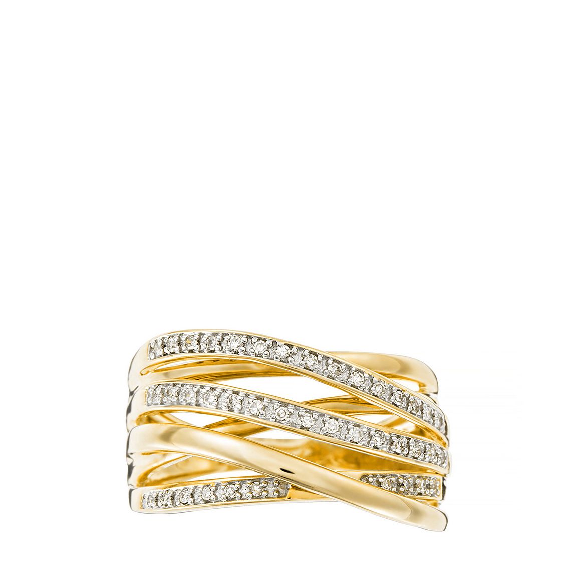 Gold Glittering Hodgepodge Ring main product photo