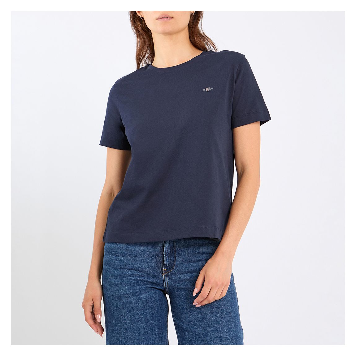 Navy Archive Shield Cotton T-Shirt main product photo