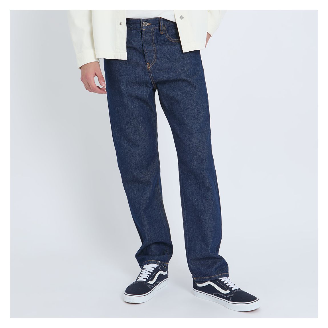 Dark Blue 2020 D-VIKER Straight Jeans main product photo