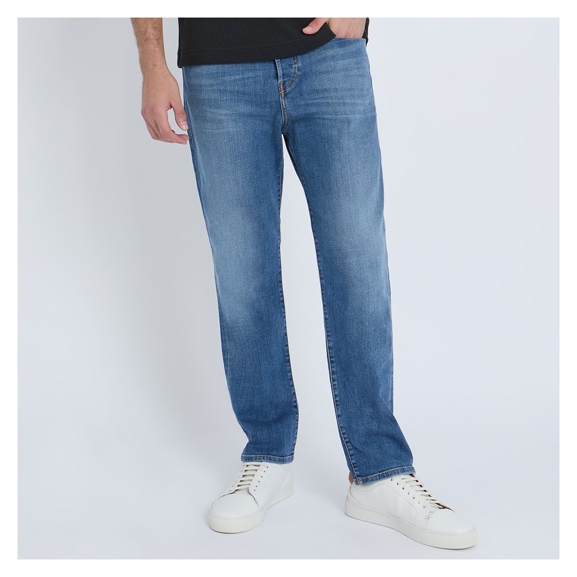 Blue 2020 D-Viker Straight Stretch Jeans main product photo