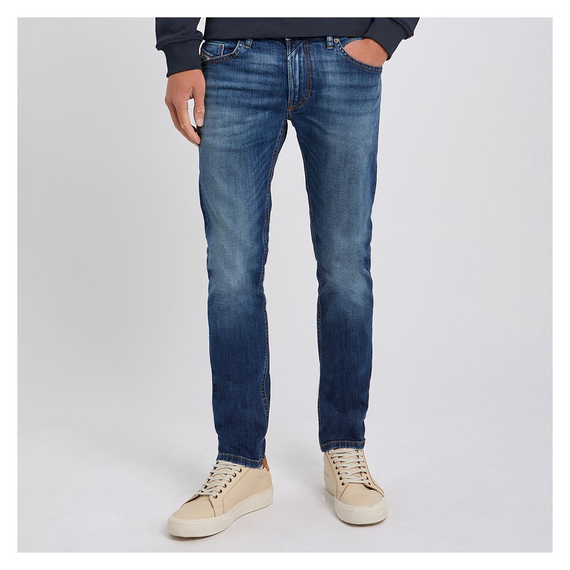 Mid Blue Thommer Slim Stretch Jeans main product photo