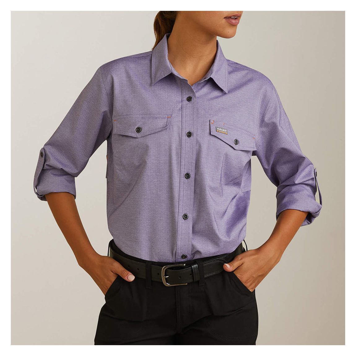 Women's Lilac Regular Fit Shirt main product photo