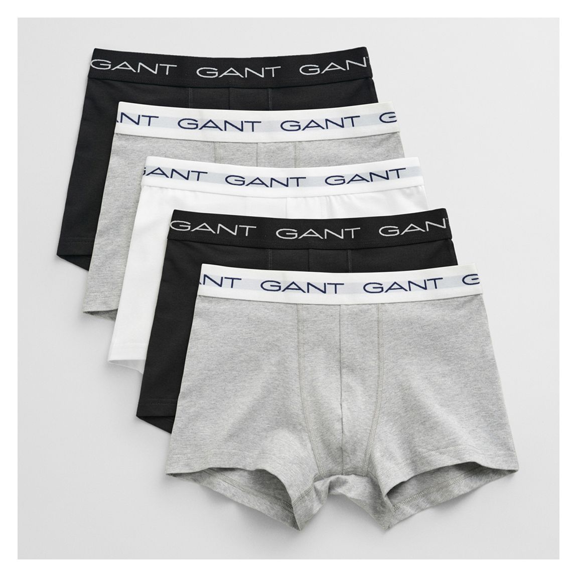 Grey 5-Pack Logo Boxer Shorts main product photo