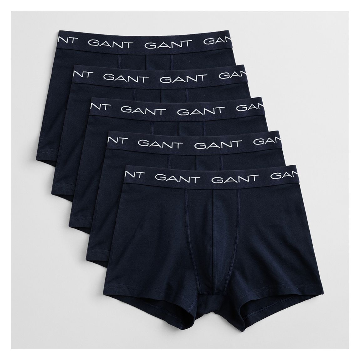 Navy Logo Trunks 5-Pack main product photo