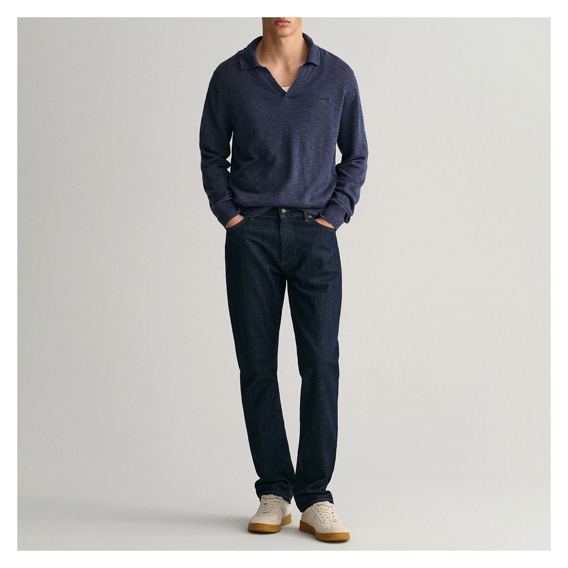 Dark Blue Arley Slim Jeans main product photo