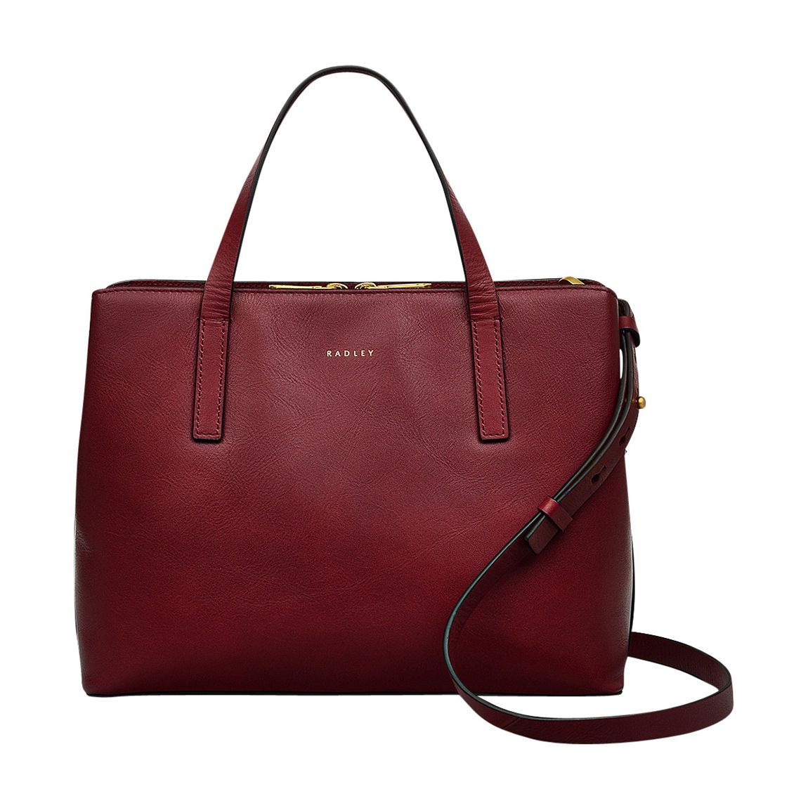 Cranberry Medium Dukes Place Icon Zip-Top Grab Bag main product photo