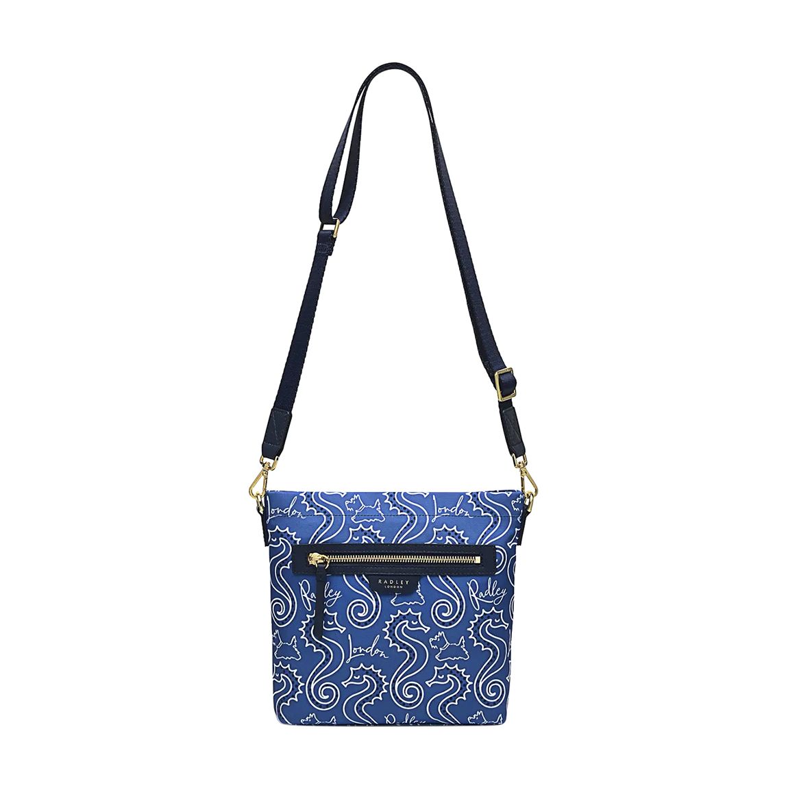 Boathouse Small Finsbury Park Seahorse Ziptop Crossbody Bag main product photo