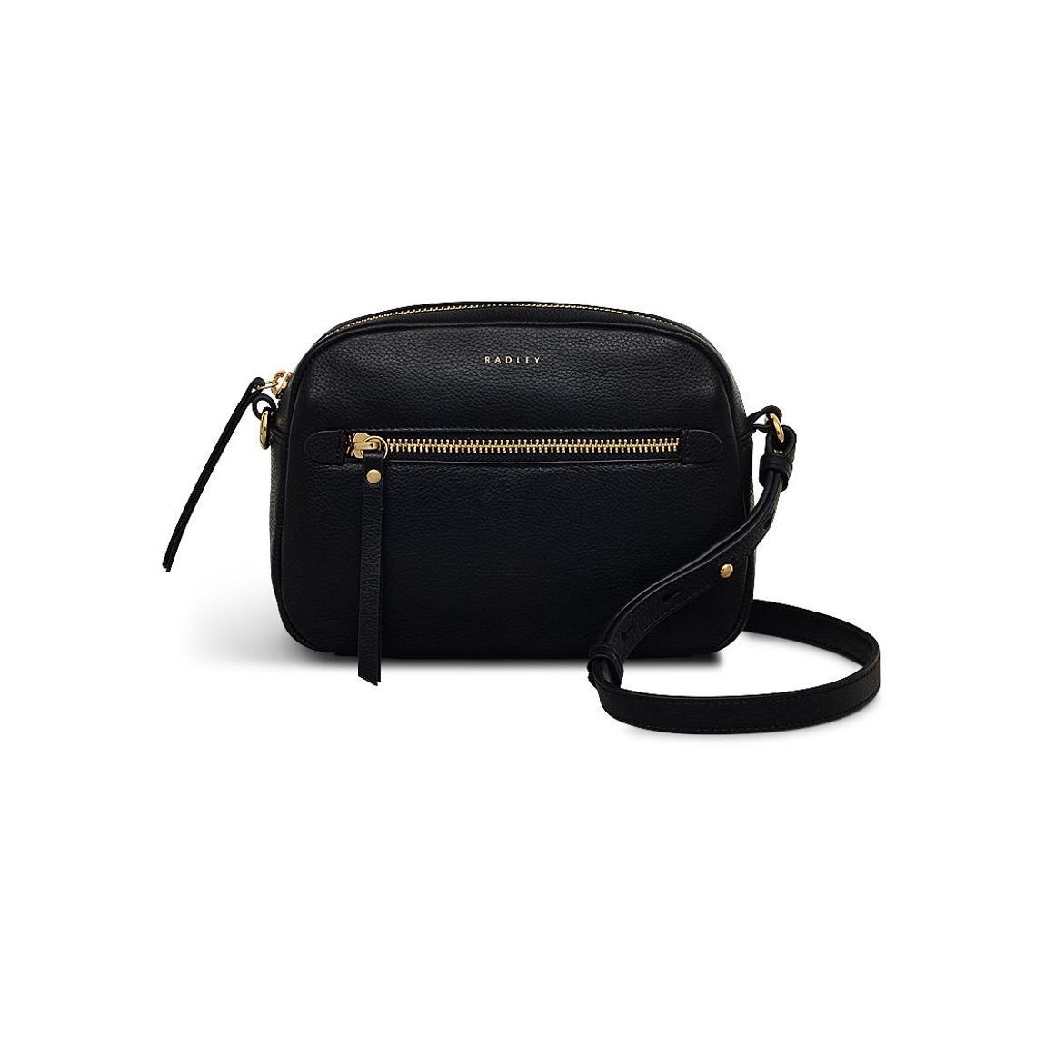 Black Small Gordon Road Ziptop Crossbody Bag main product photo