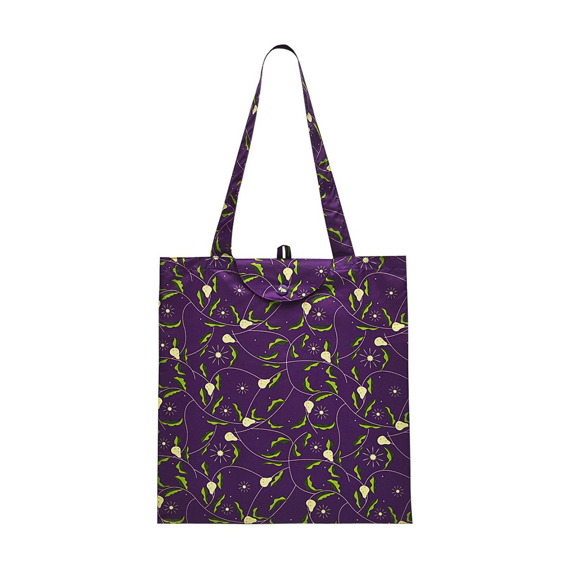 Dark Plum Pears Responsible Foldaway Bag main product photo