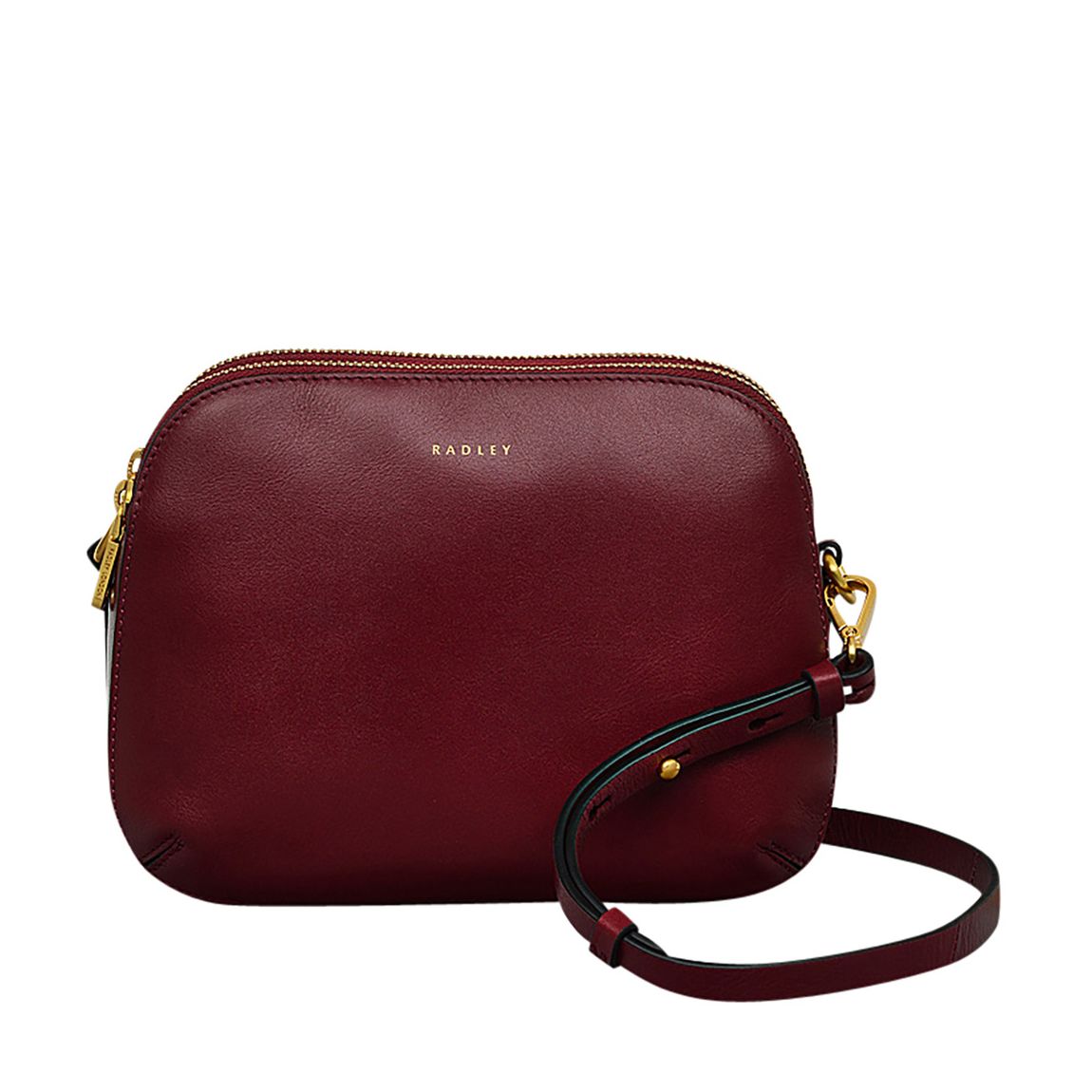 Cranberry Medium Dukes Place Icon Zip-Top Crossbody Bag main product photo