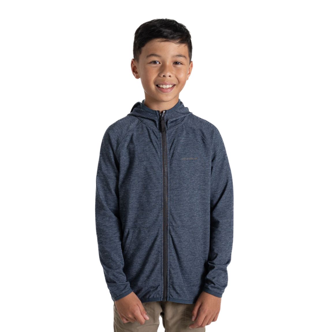 Hooded Jacket Frey Polyester Blue Navy main product photo