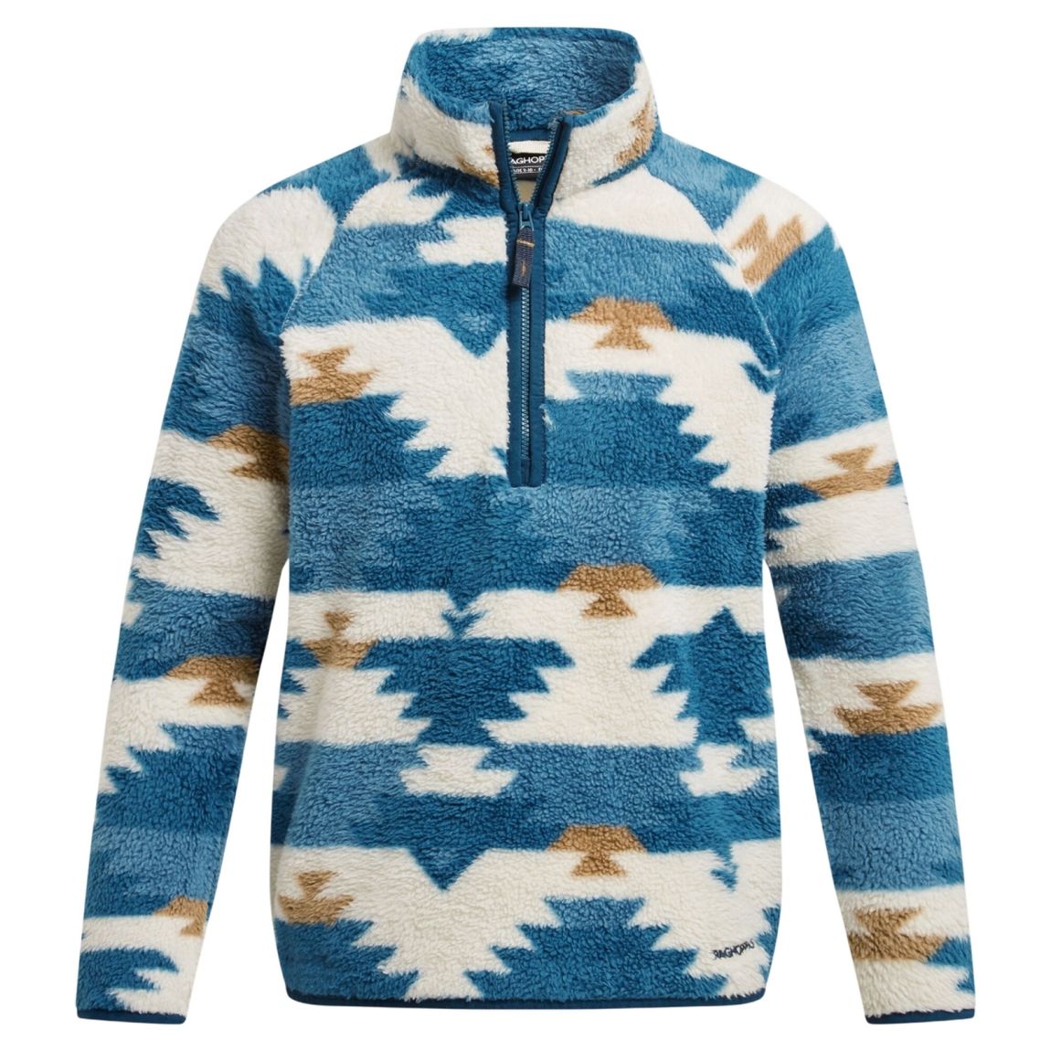 Fleece Top Pico Recycled Polyester Tourmaline Blue main product photo