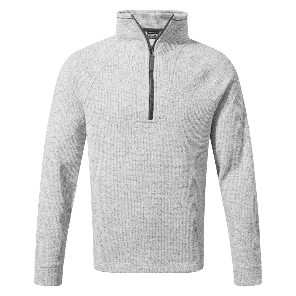 Fleece Top Wole Recycled Polyester Soft Grey Marl main product photo