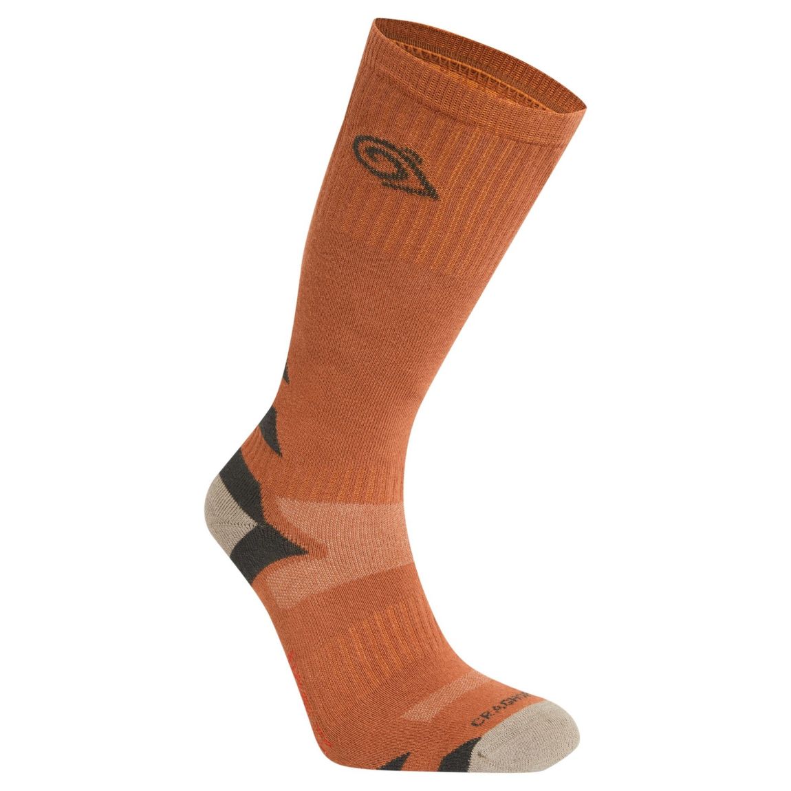 Boot Socks Adventure Organic Cotton Red Beach/Black Pepper main product photo