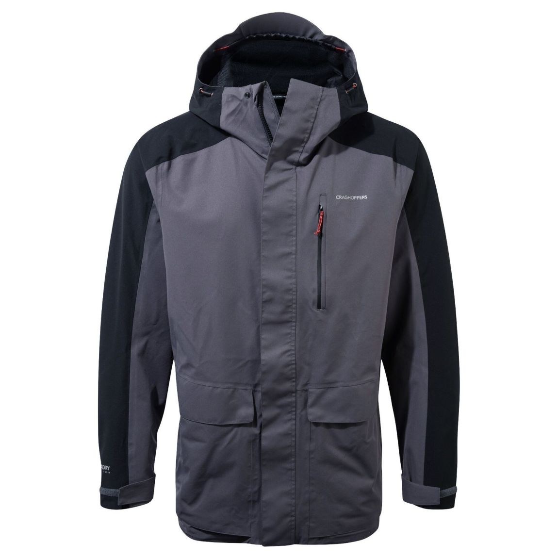 Jacket Lorton Polyester Seal Grey/Black main product photo