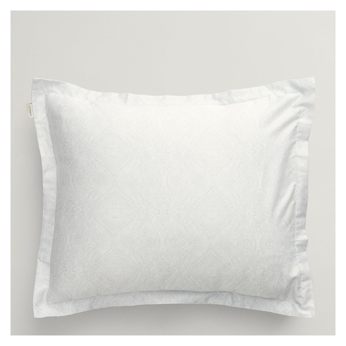 Classic Paisley Pillowcase, Heather Grey main product photo