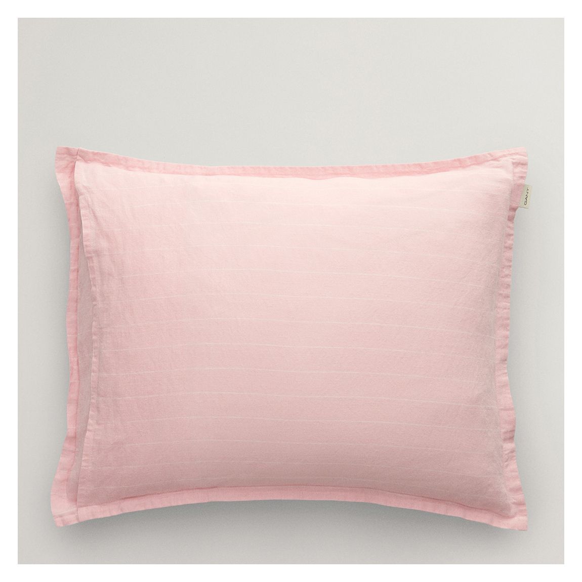Pinstripe Pillowcase, Fresh Pink main product photo