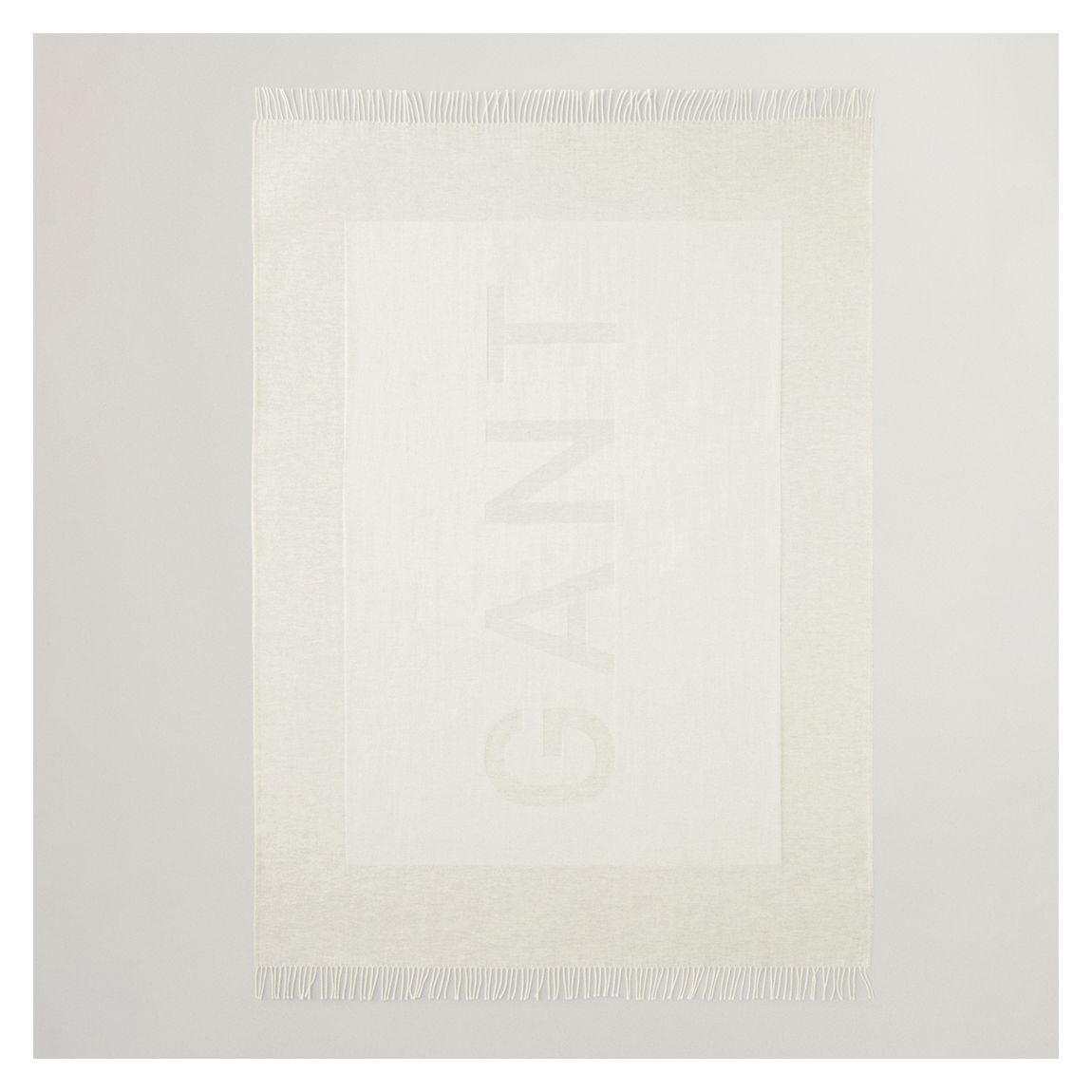 Logo Throw, White Sand main product photo