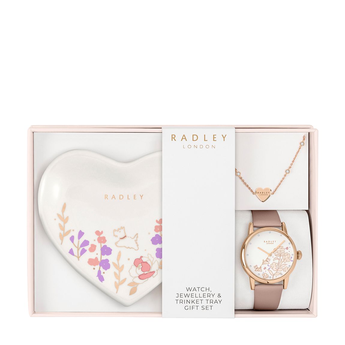 Rose Gold Plated Pink Leather Watch main product photo