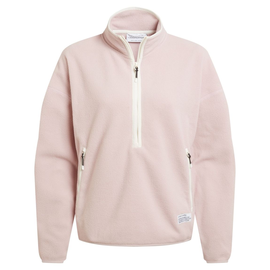 Fleece Top Recycled Polyester Dusky Carnation main product photo