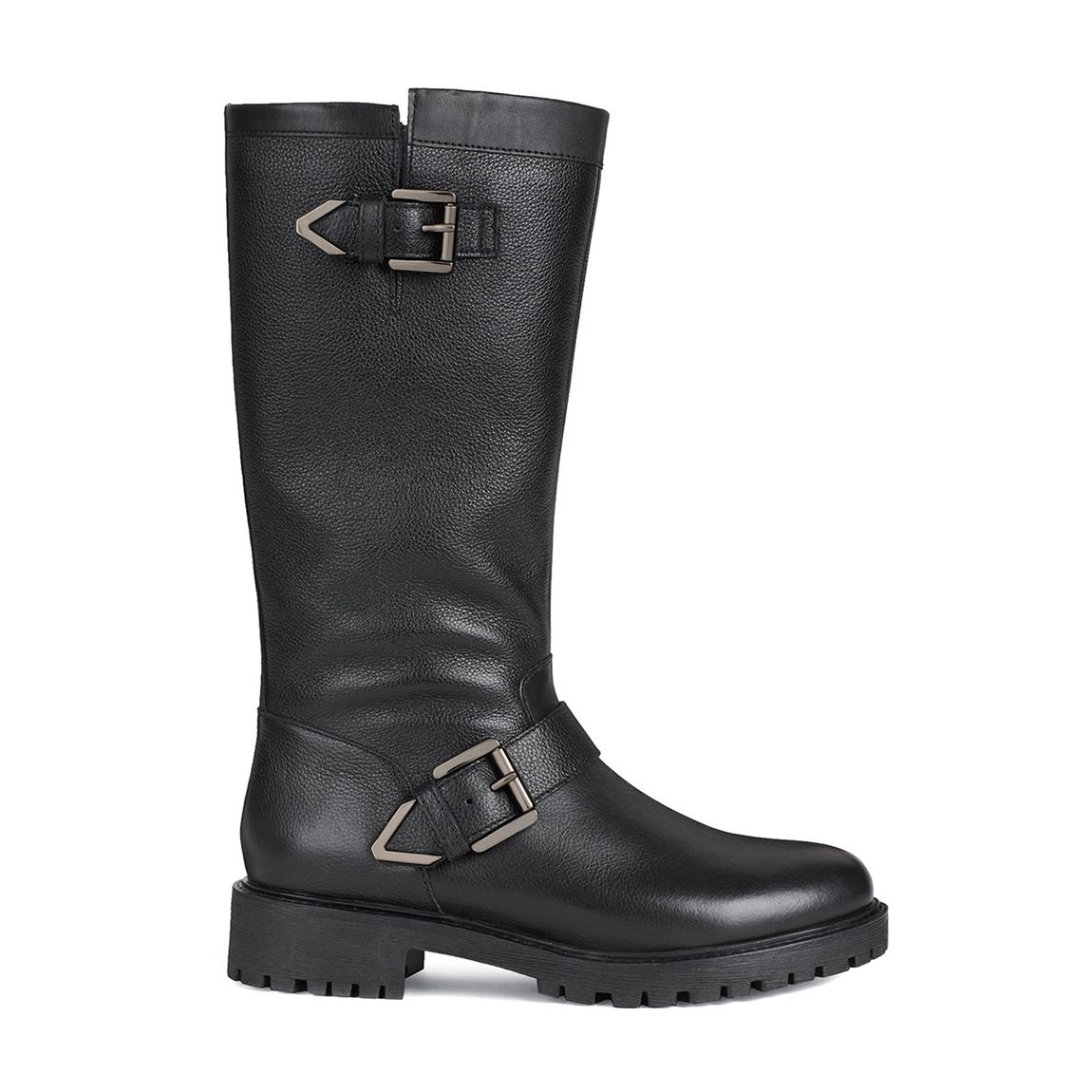 Black Leather Hoara Long Boot main product photo