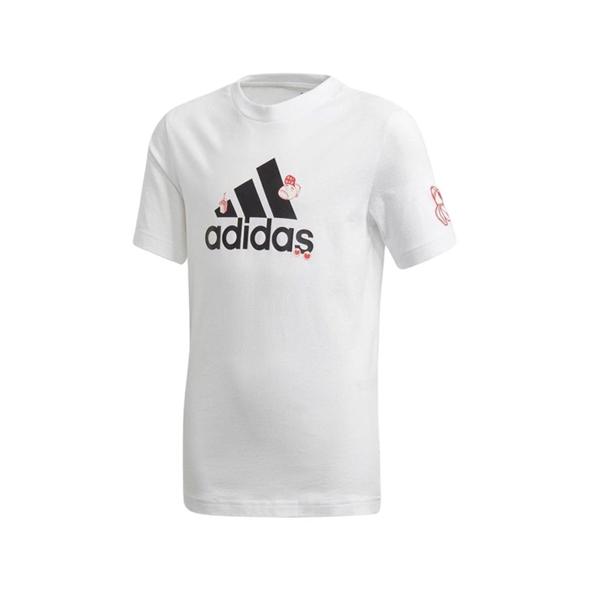 T-Shirt Cotton White/Red main product photo