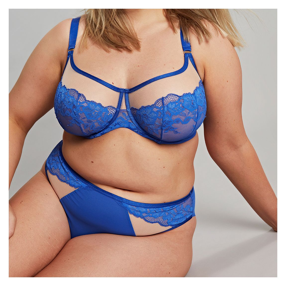 Cobalt Josephine High Leg Brief main product photo