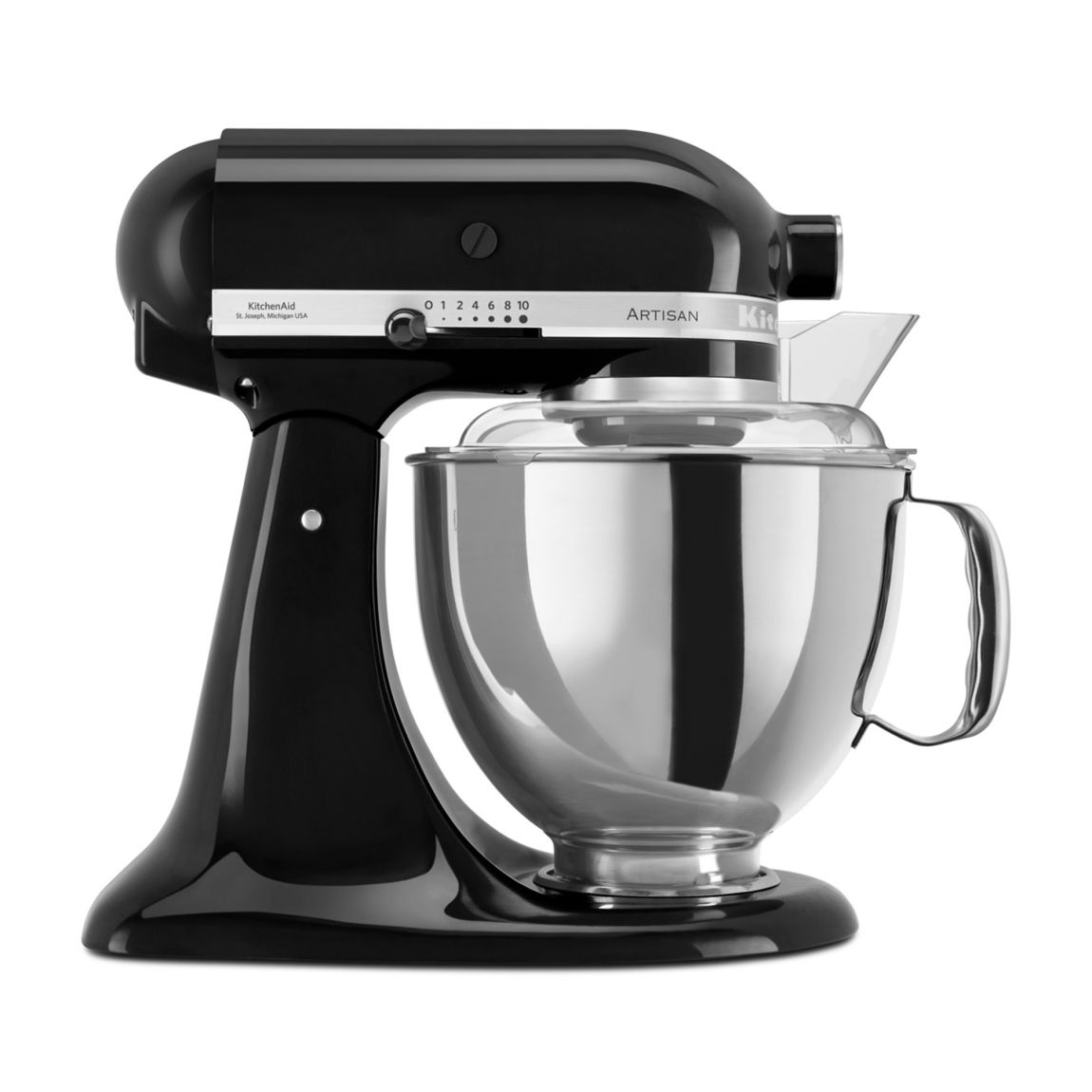 Onyx Black Artisan 175 Stand Mixer, 4.8L main product photo