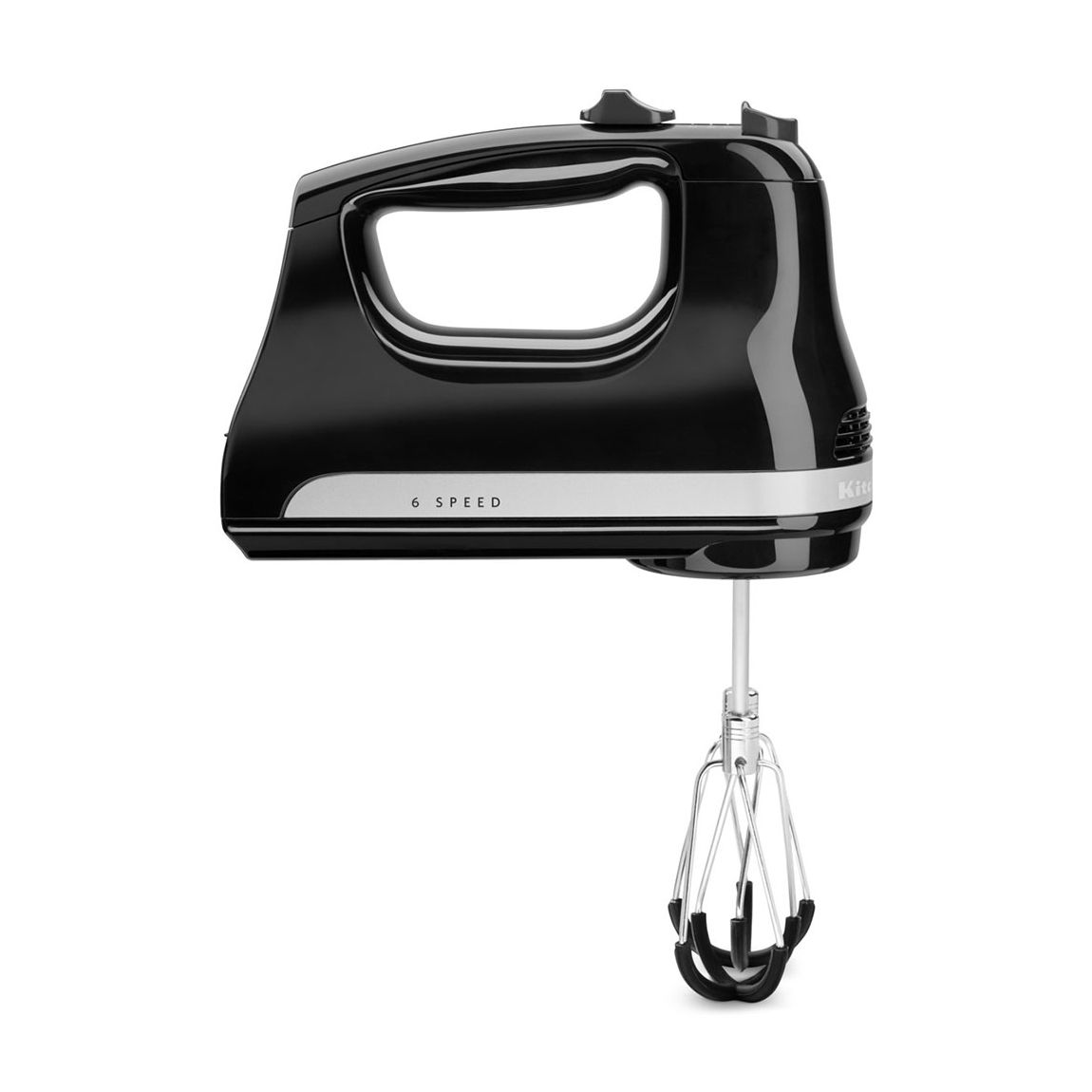 Onyx Black 6 Speed Hand Mixer with Flex Edge main product photo
