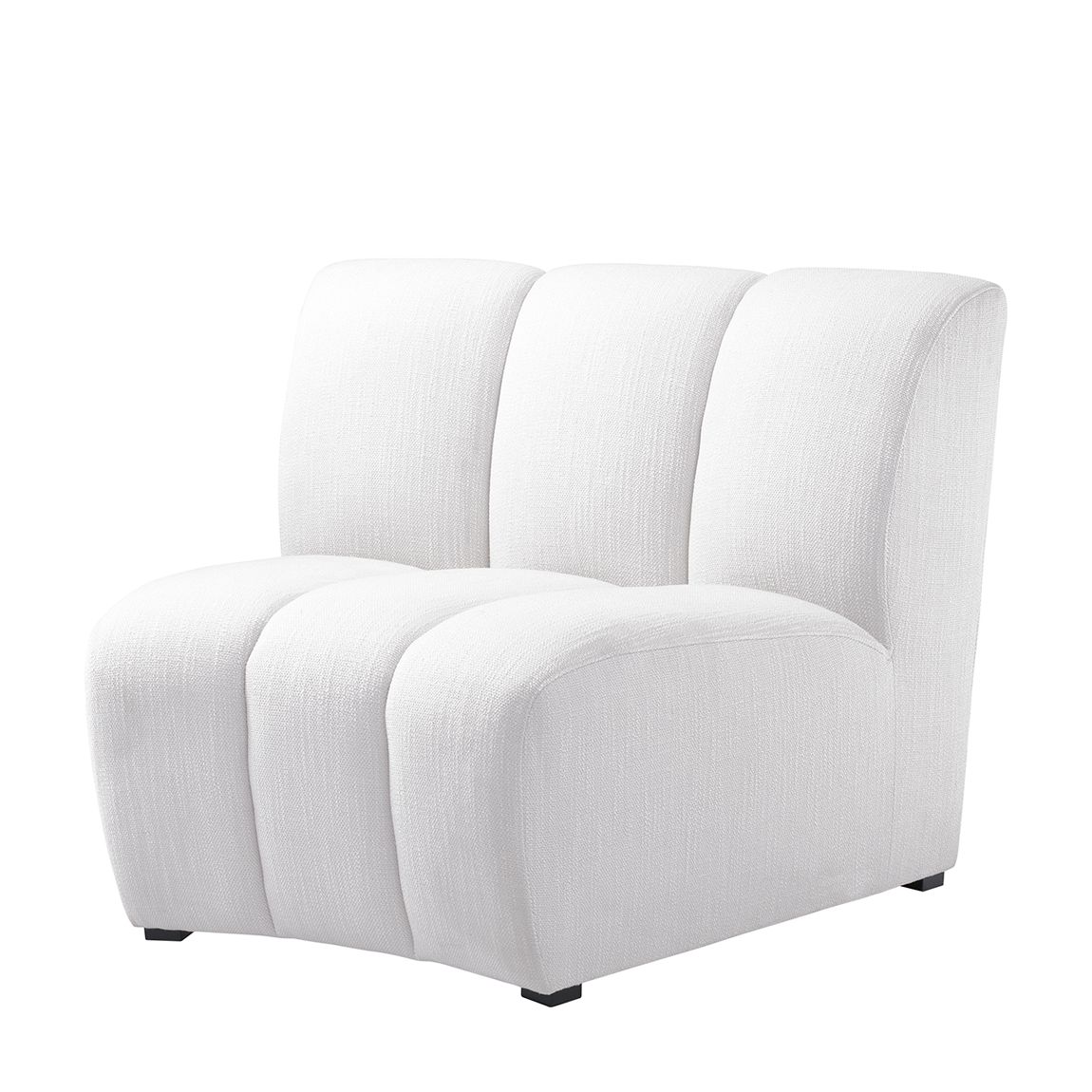 Lando Modular Armchair Curved, Avalon White main product photo