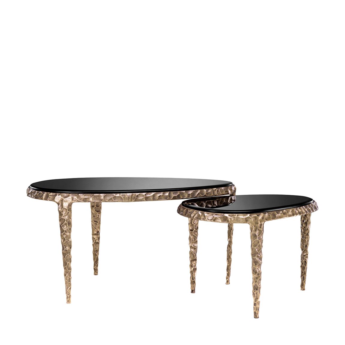 Livana Side Table, Set Of 2, Brass main product photo