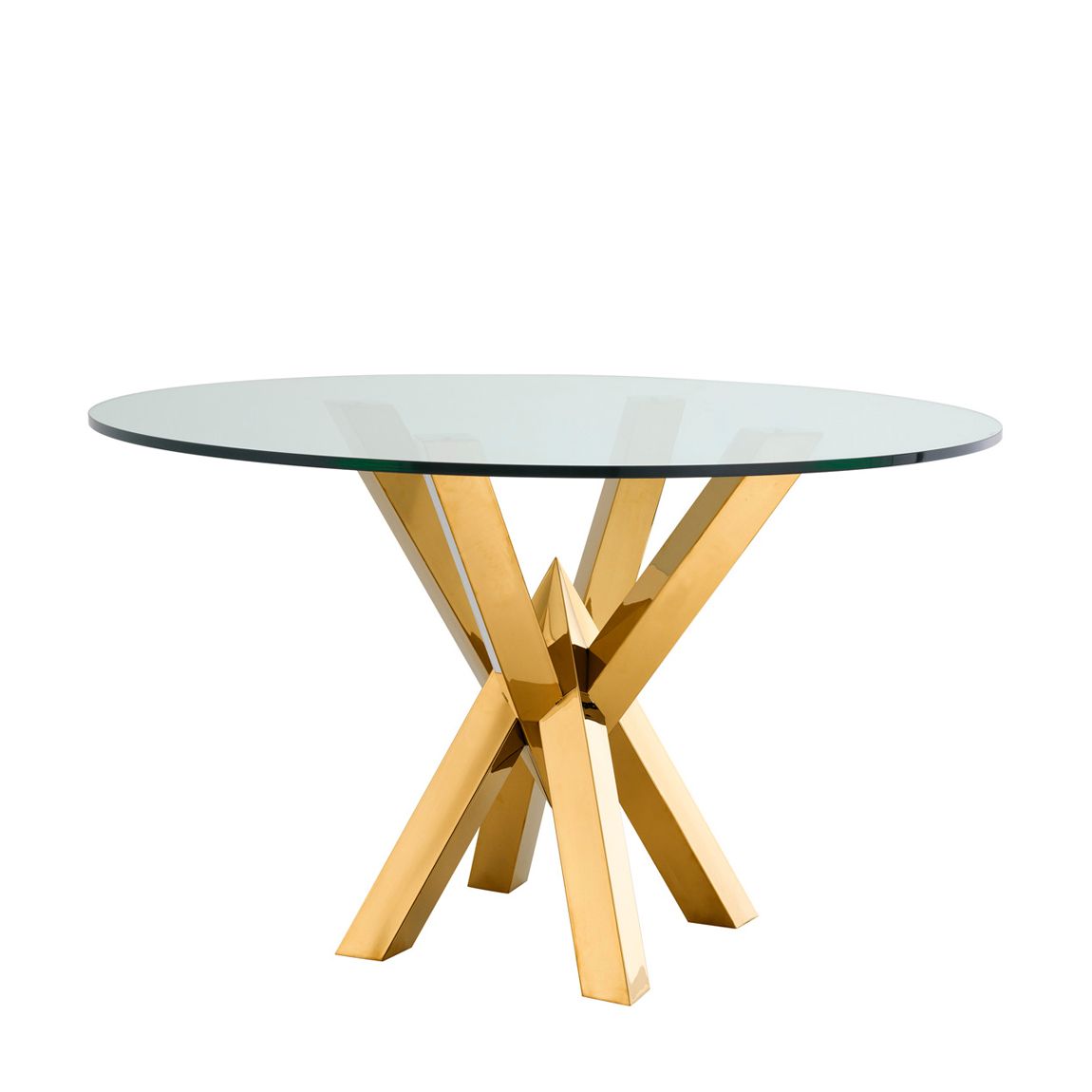 Triumph Dining Table, Gold main product photo
