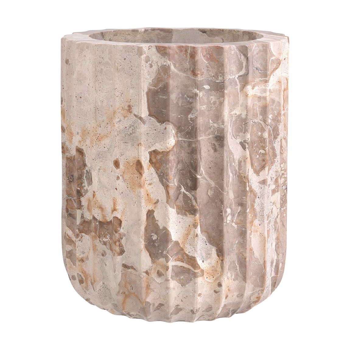 Nava Vase, Brown Marble main product photo