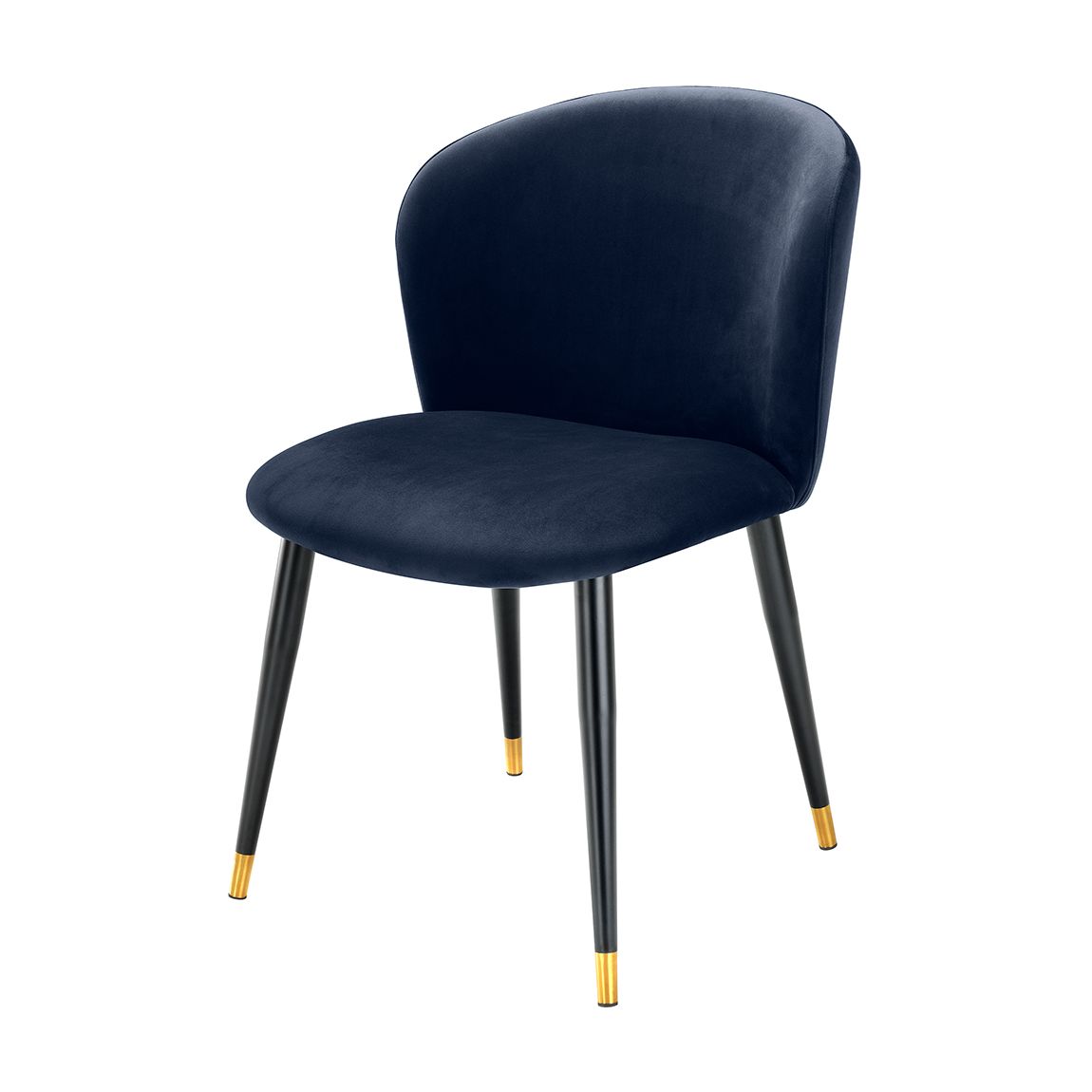 Volante Dining Chair, Savona Midnight Blue Velvet main product photo