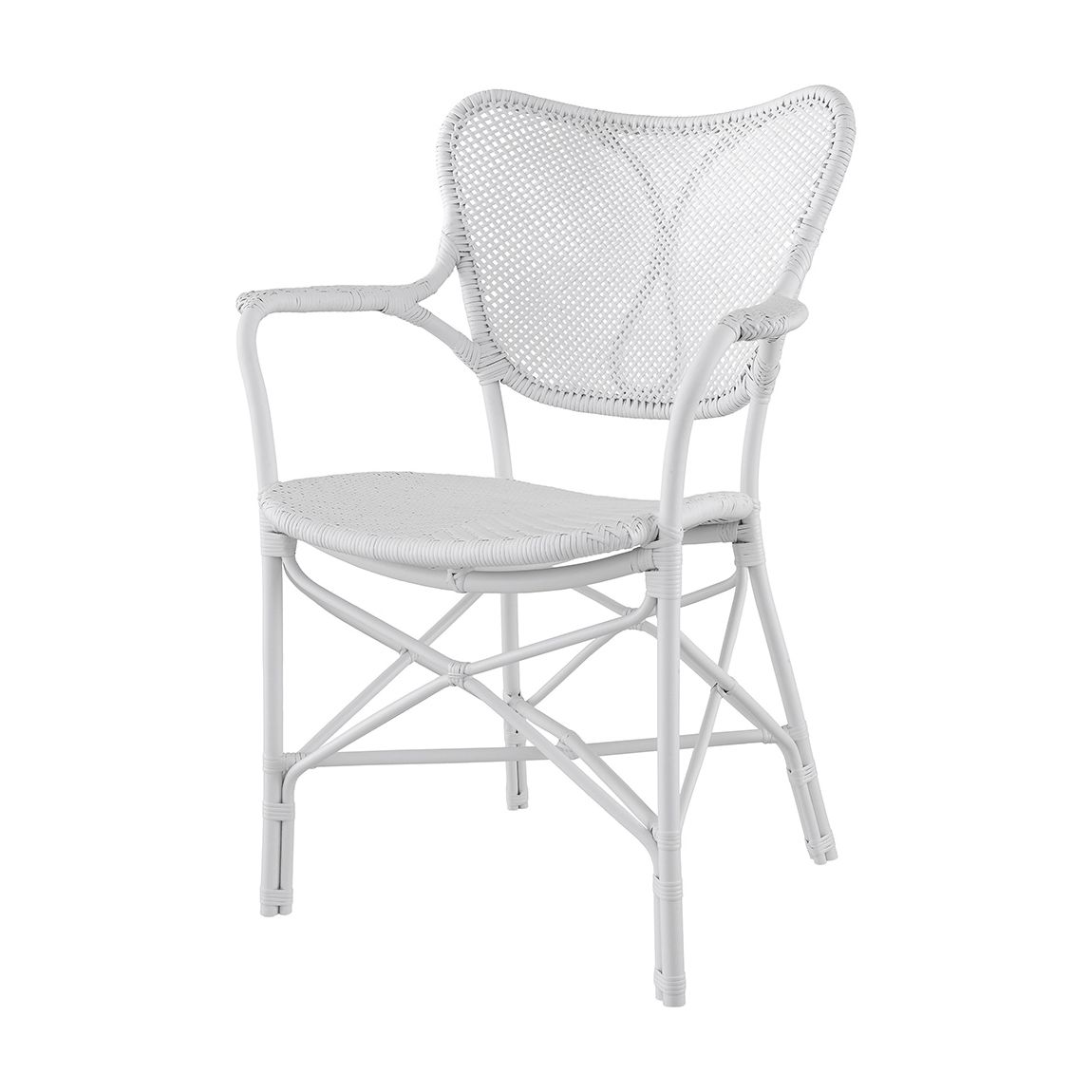 Colony Dining Chair With Arm, Matte White main product photo