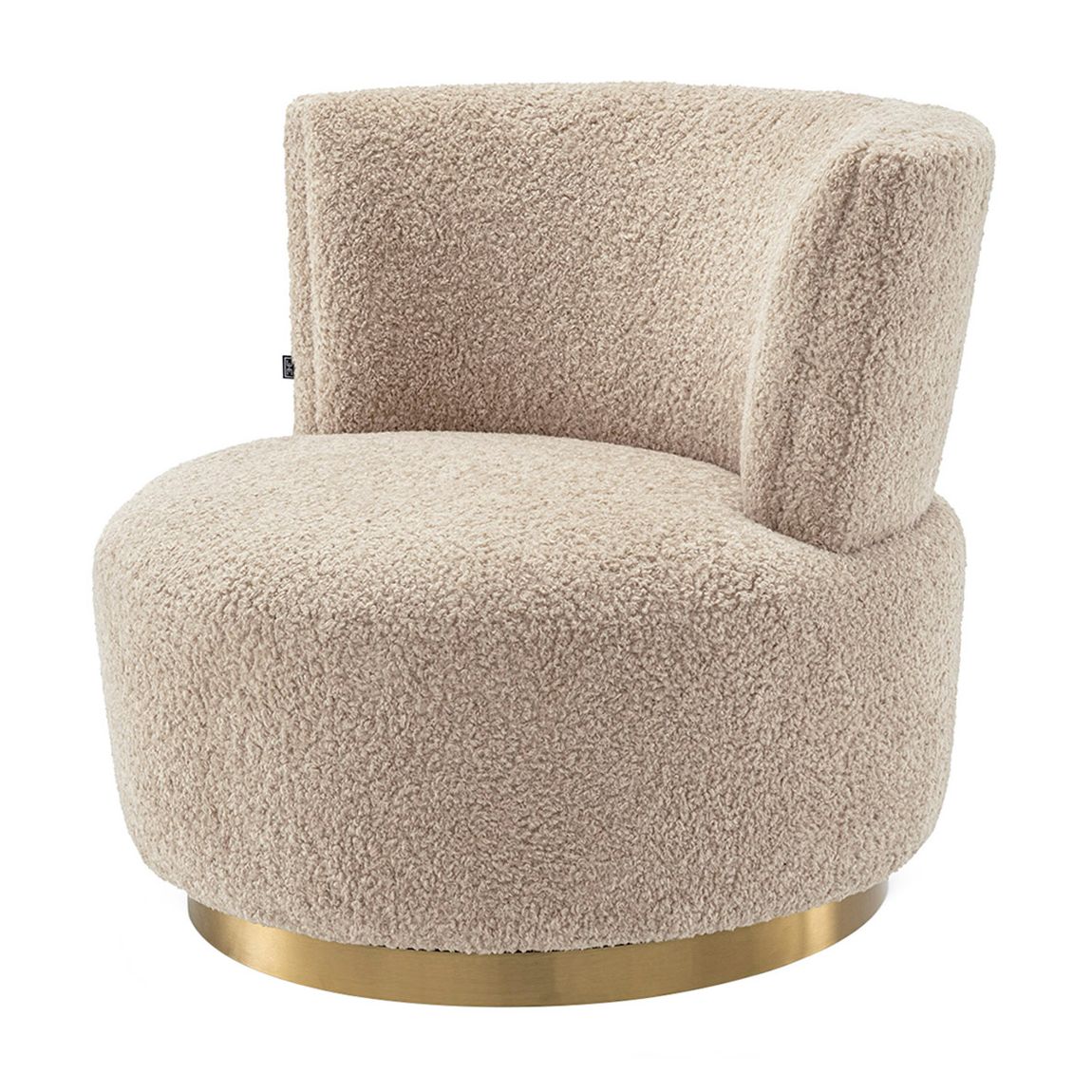 Alonso Swivel Chair, Canberra Sand main product photo