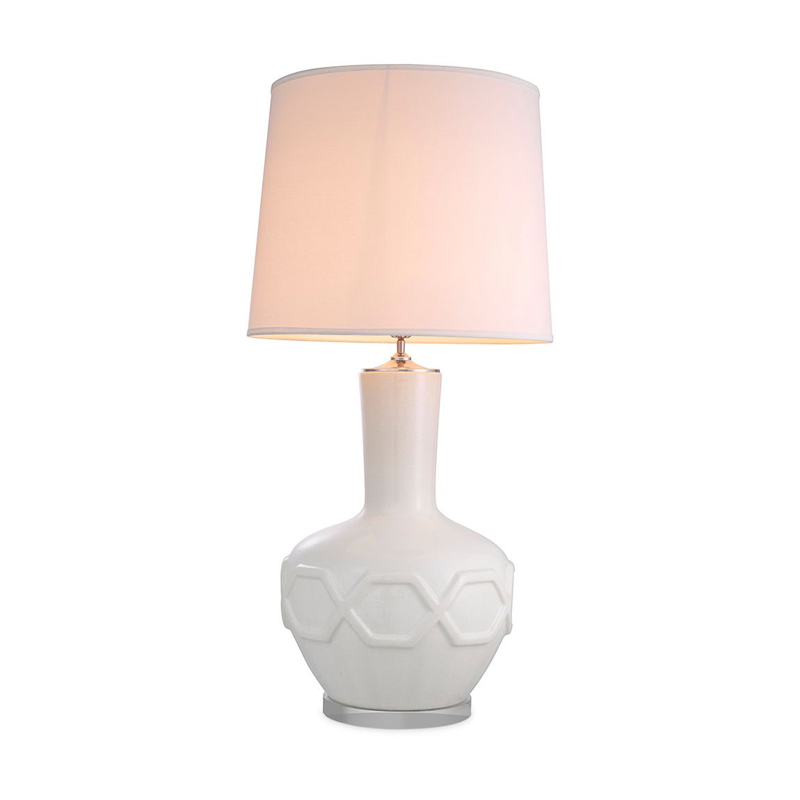 Lambert Table Lamp, Incl Shade, White main product photo