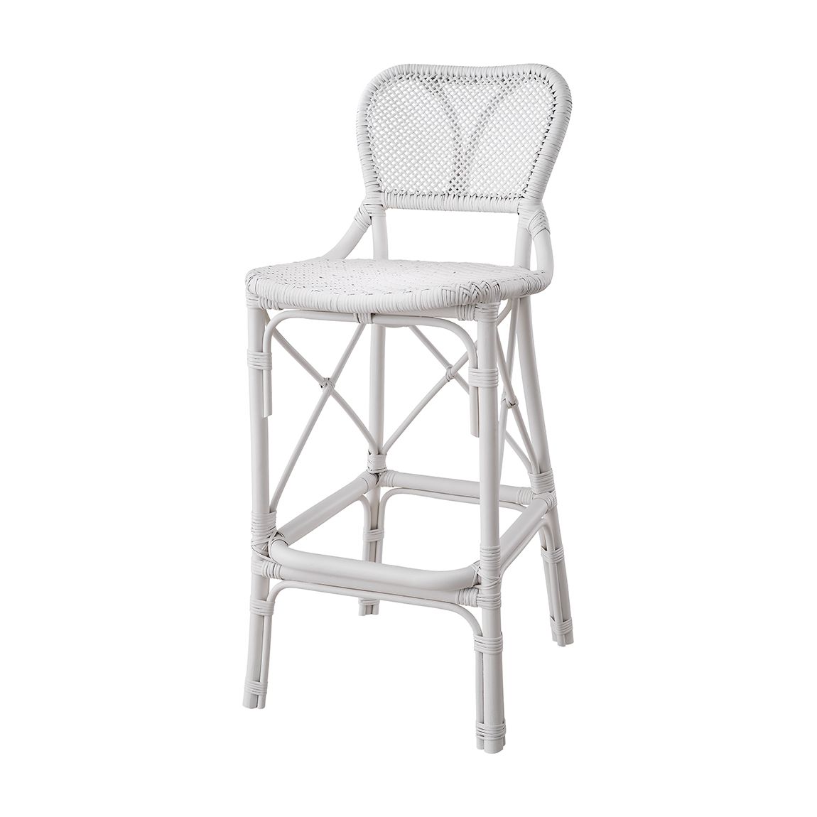Colony Bar Stool, Matte White main product photo