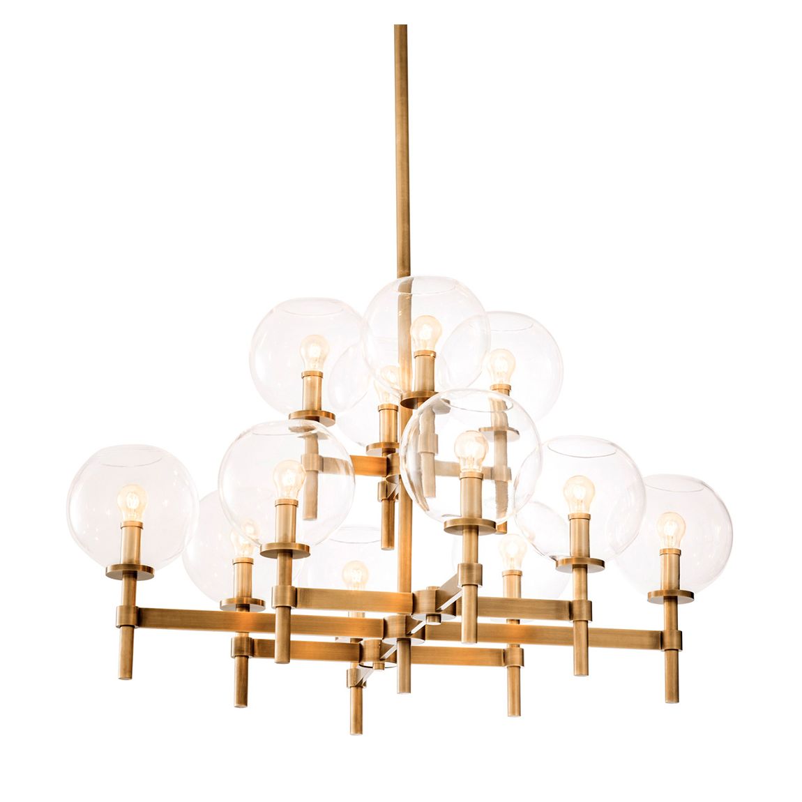 Jade Chandelier Lagre, Brass main product photo