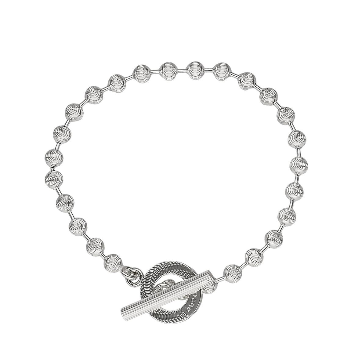 Metal with palladium finish Gucci Ball Cahin Toggle Bracelet main product photo