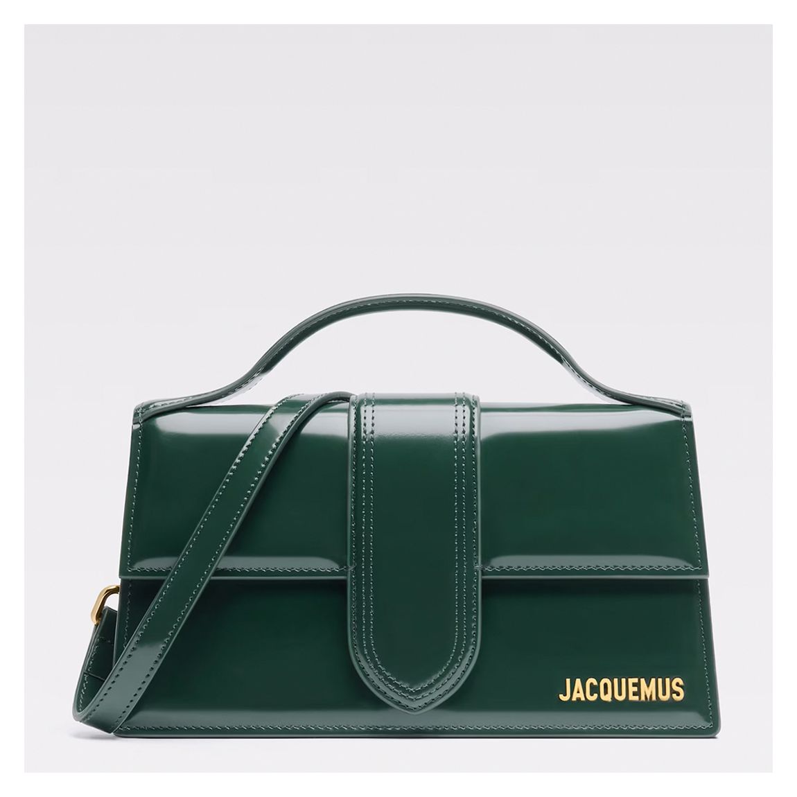 Green Jacquemus The Large Bambino Bag main product photo