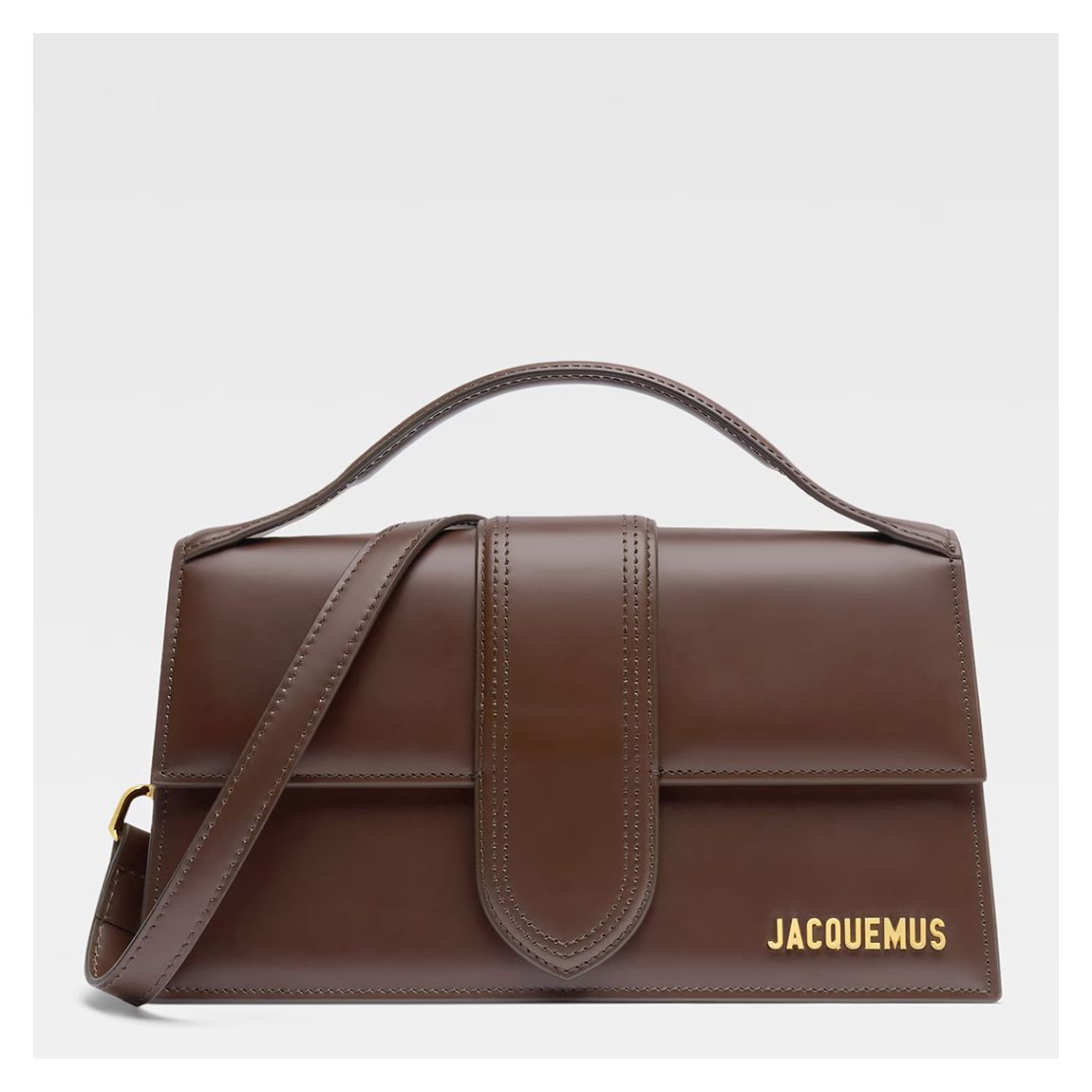 Brown Jacquemus The Large Bambino Crossbody Flap Bag main product photo