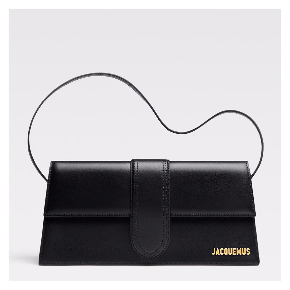 Black Jacquemus The Long Bambino Flap Bag main product photo