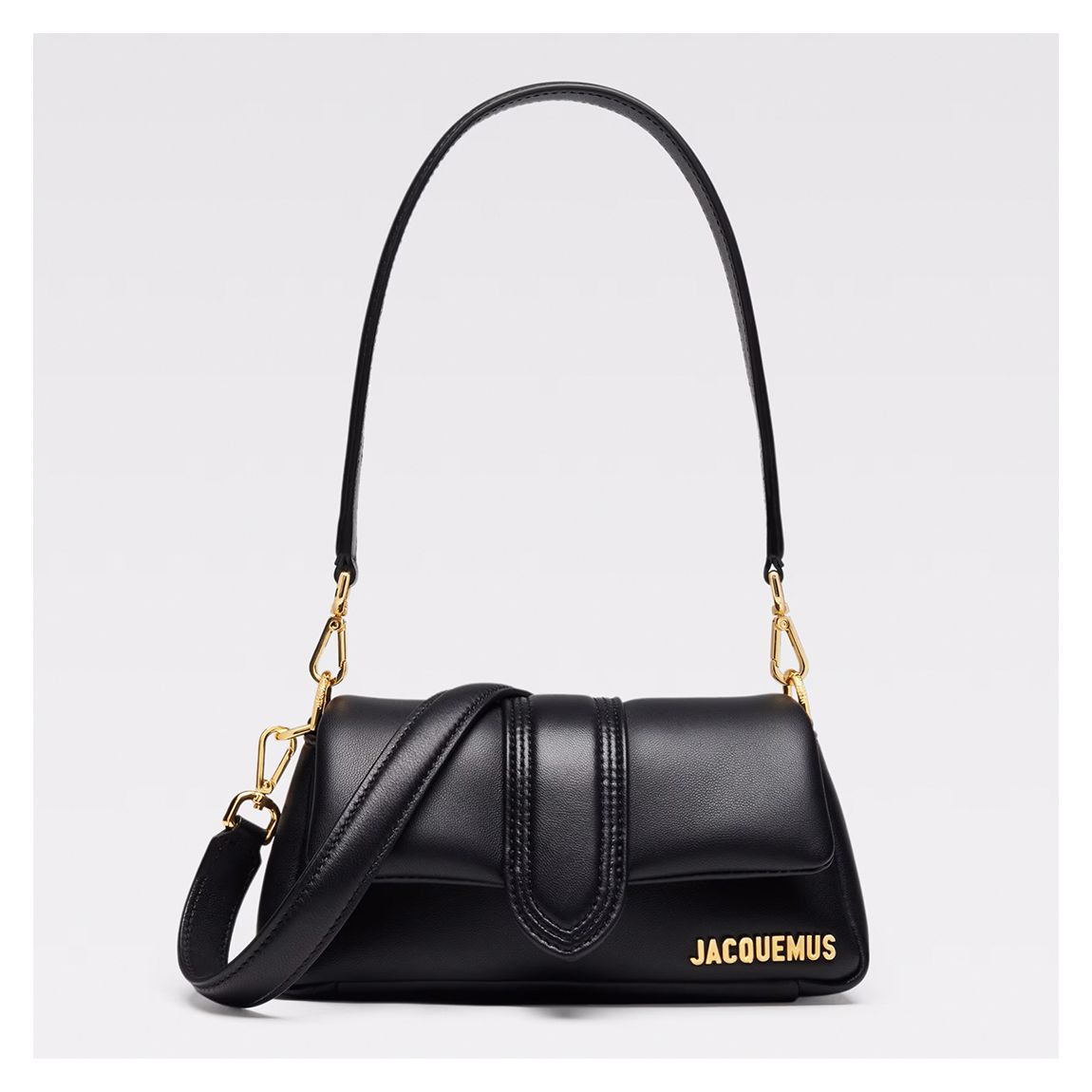 Black Jacquemus The Small Bambimou Mini Puffed Flap Bag main product photo
