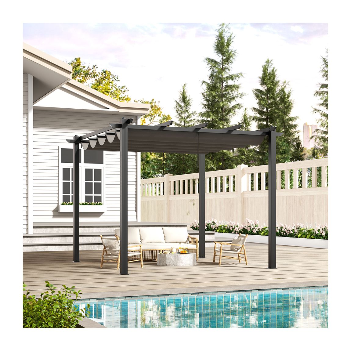 Outdoor Aluminum Pergola 3x3M main product photo
