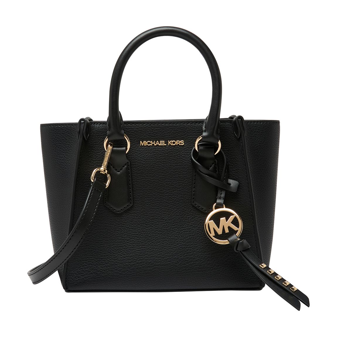 Black Michael Kors Kris Small Satchel Handbag main product photo