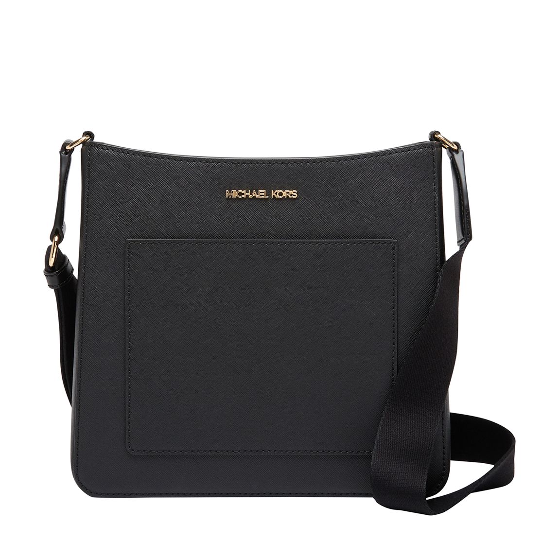 Black Michael Kors Gloria Messenger Bag main product photo