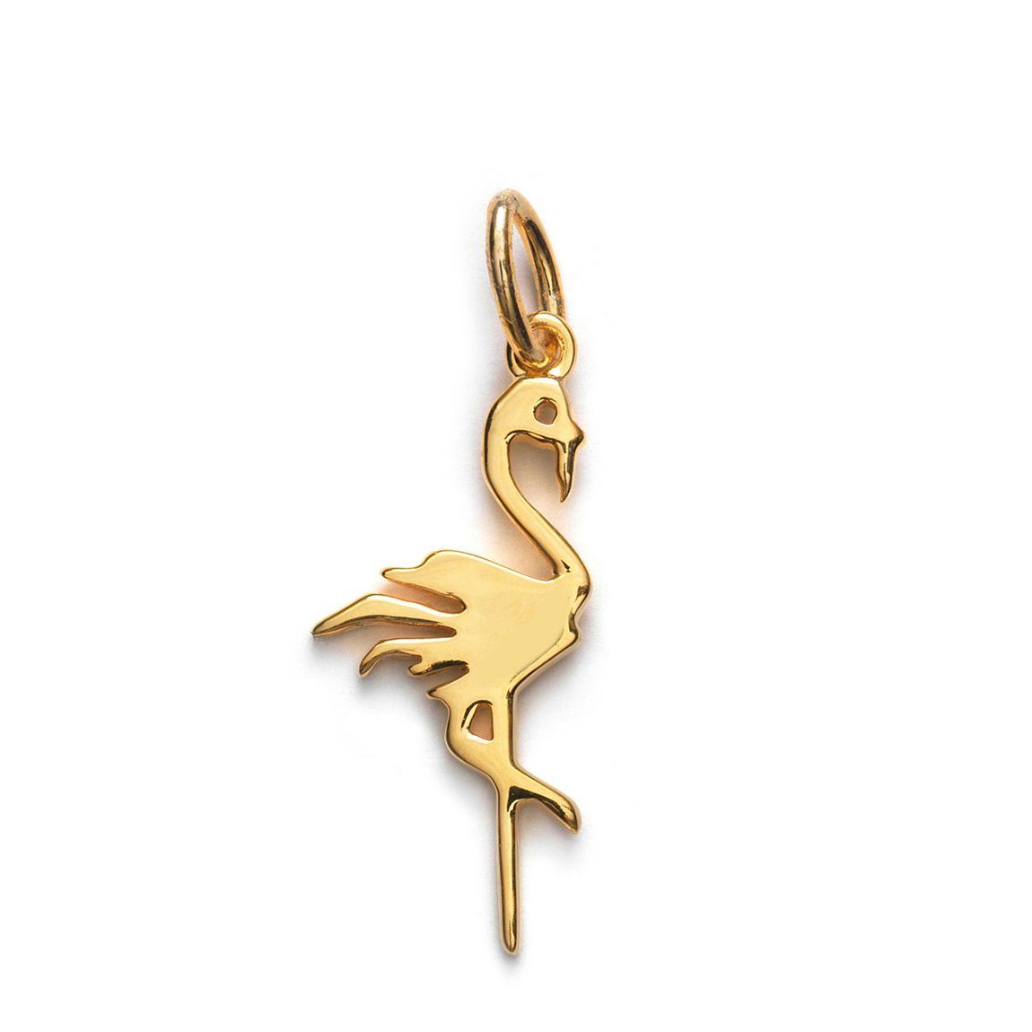 Gold Flamingo Pendant main product photo