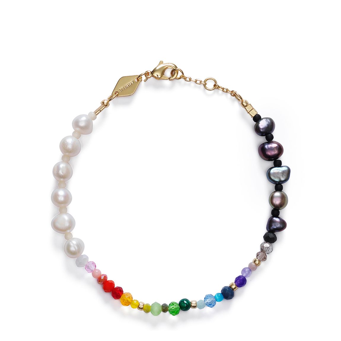 Gold Iris Pearl Bracelet main product photo