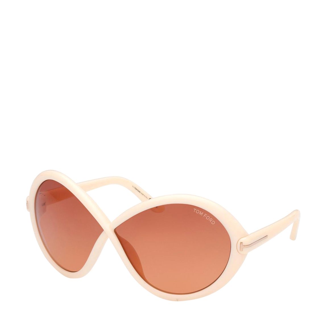 Women's Cream Tom Ford Jada Sunglasses 68mm main product photo